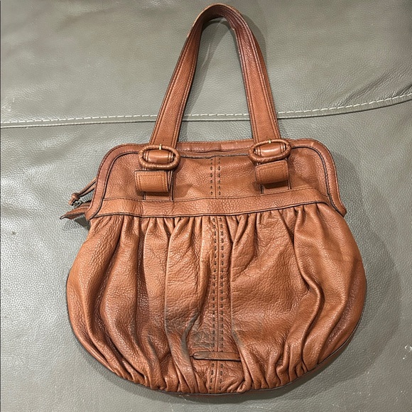 Cole Haan Handbags - Cole Haan brown pebbled leather Women’s Shoulder Hobo Bag GUC